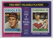 1975 Topps Most Valuable Players Brooks Robinson Ken Boyer #202 HOF 7sd
