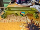 Vintage MOTU HE-MAN Green DRAGON WALKER Base Bottom Part Only 1983 Mattel