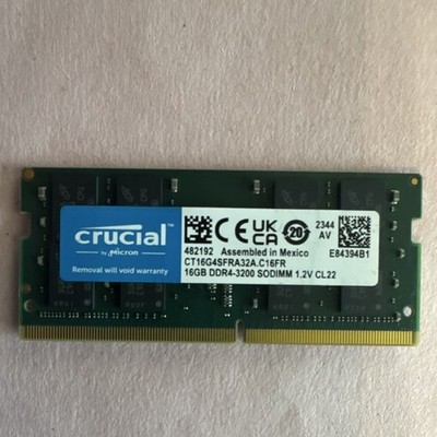Crucial 16GB (1x16GB) DDR4-3200 SO-DIMM 260-Pin Memory Module