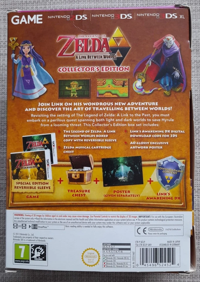 LEGEND OF ZELDA LINK BETWEEN WORLDS COLLECTORS NEW SEALED (READ DESCRIPTION) - Image 2 of 4
