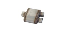Xtreme Stainless Steel Performance Muffler - 2.5-2.25 Centerdual - 7 Body Xtreme Stainless Steel Performance Muffler - 2.5-2.25 Centerdual - 7 Body