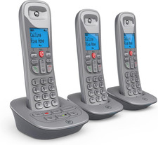 BT 5960 Cordless Landline Phone Trio with Call Blocker and Answer Machine