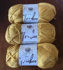  3 Pack Lion Brand Yarn - Truboo Yarn - Maize - New