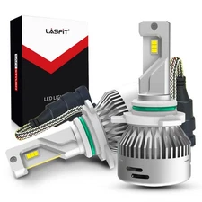 LASFIT 9012 HIR2 LED Headlight Kit Bulb High Low Beam White 6000LM Super Bright
