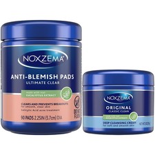 Noxzema Travel-Friendly Face Cleanser Ultimate Clear Anti-Blemish Pads