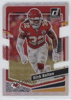 2023 Panini Donruss Press Proof Silver Die-Cut 38/75 Nick Bolton #148 14dq