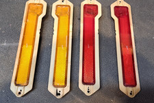 1970 - 1972 Monte Carlo Lh Rh Rear Side Marker Light Set 1970 - 1972 Monte Carlo Lh Rh Rear Side Marker Light Set