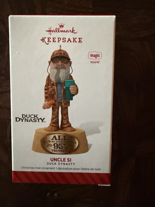 Hallmark Keepsake Duck Dynasty Uncle Si Christmas Ornament 2014 Magic Sound