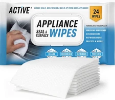 ACTIVE Home Appliance Surface Cleaner Wipes Heavy Duty Wipe for Cleaning Was...