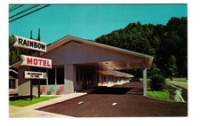 Rainbow Motel Gatlinburg TN Vintage postcard unposted
