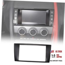 Car Navigation Screen Frame Trim Cover Fit for Jaguar F-Type 2013 Matt Black