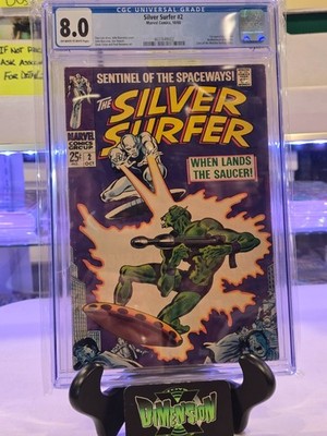 SILVER SURFER #2 MARVEL COMICS 1968 CGC 8.0 1ST APP OF BROTHERHOOD OF BADOON