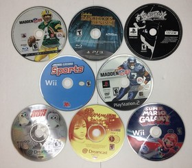 17 x Video Game Mixed Lot PS2 Dreamcast Wii Sports Mario Shenmue NON WORKING