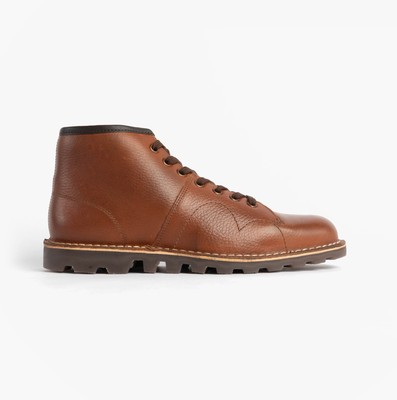 Grafters B430 Unisex Erwachsene Leder Schnürstiefel atmungsaktiv wachsbraun Monkey
