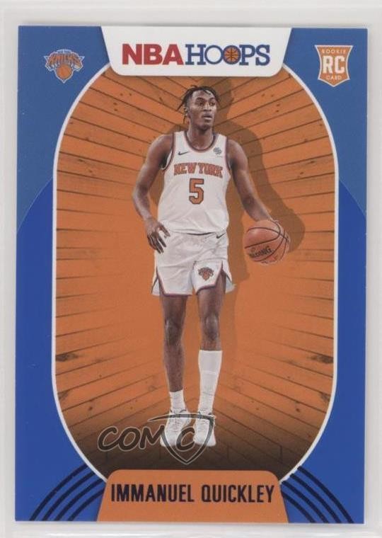 2020-21 Panini NBA Hoops Blue Immanuel Quickley #249 0nr3
