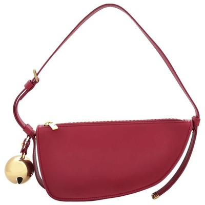 【関税&送料込み】Burberry 'Shield' Mini Shoulder Bag Burberry Mini Shield Sling Bell Charm Leather Shoulder Bag
