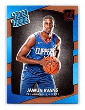 2017-18 Panini Donruss Basketball #162 Jawun Evans Rated Rookie Clippers