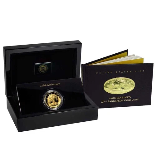 2017-W Proof $100 Gold American Liberty 225th Ann. High Relief 1oz Box, OGP