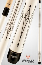 Viking Valhalla VA221 Pool Cue   Pearl White Finish, Black Graphic Accents