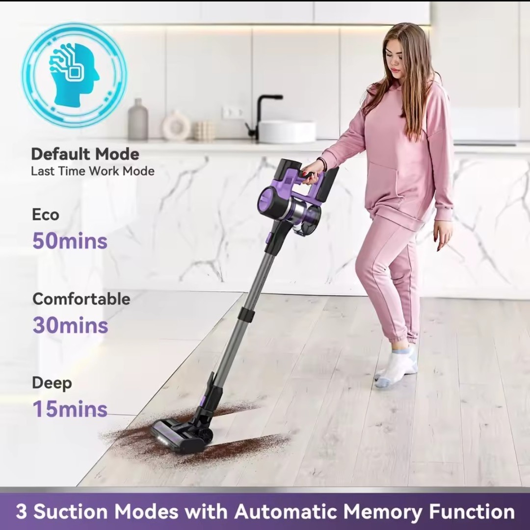 INSE S10 Cordless Vacuum Cleaner, 6-in-1 Stick Vacuum, Max 50 Min