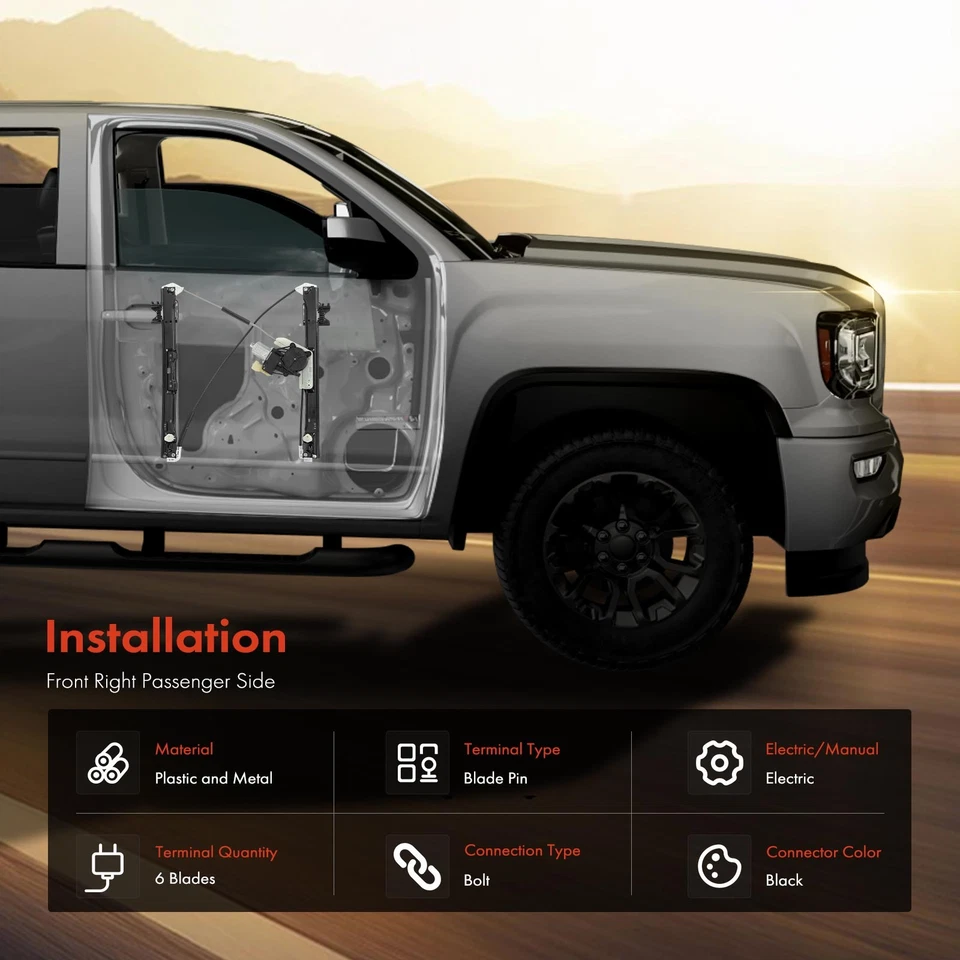 Conjunto de regulador y motor del pasajero delantero para Jaguar E-Pace 2018-2024 J9C31880 Foto 3 de 4