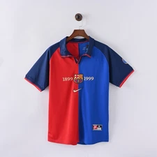 FC Barcelona 1999/2000 Home Jersey 🎉 🔵🔴 Centenary Edition 👕 Size Medium