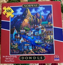 Lot of 3 Dowdle Country 500 piece Jigsaw Puzzles NIB 