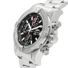 BREITLING WATCH AVENGER II VOLCANO BLACK A339B32PSS A13381 AUTOMATIC CHRONOGRAPH 8