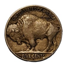 1918 P BUFFALO INDIAN HEAD NICKEL FULL HORN, CLEAR DATE, CONSISTENT STRIKE