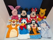 8 Melissa Doug Disney Baby Hand Puppets Soft Mickey Minnie Pooh Tigger More