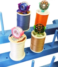 14 Piece Bobbin Holder Set for Sewing Machines - Bobbin Clamps for Organizing Th