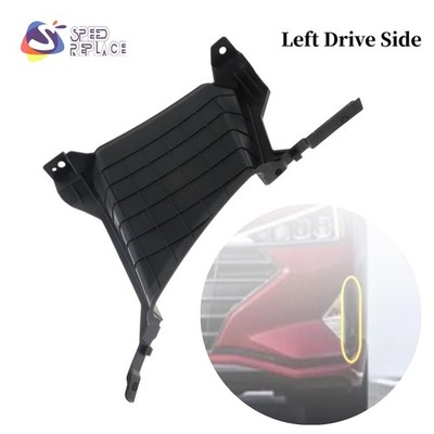 Left Drive Side Front Bumper Air Duct Black for Hyundai 2019-2020 Elantra