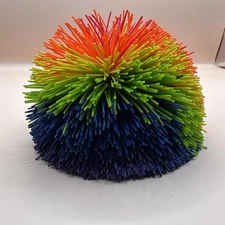 Koosh! Vintage Rainbow Elastic 1990s OddzOn 3.5" Ball