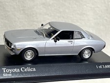 MINICHAMPS 1/43  TOYOTA CELICA 1975  SILVER 670804