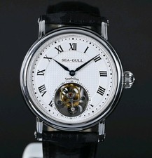SEAGULL ST8000SA TOURBILLION MANUAL WIND WATCH 40 MM 100 ORIGINAL  V.GOOD 