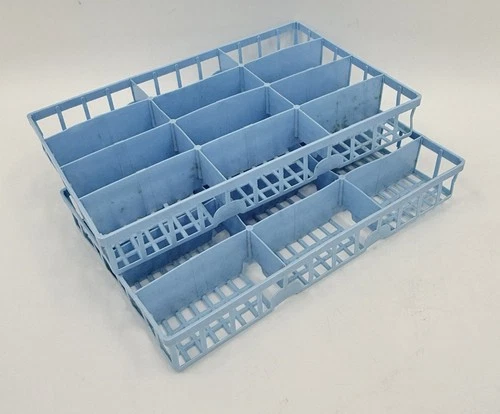 Hot Wheels /Matchbox Cars Case Trays Set of 2  24 Total Slots Vintage *DEFECTS*