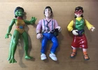 TMNT vintage figure lot: Mona Lisa, Vernon, Irma. Teenage Mutant Ninja Turtles