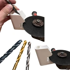 Drill Bit Sharpener Tool with Electric Grinding Capability for Home and Workshop