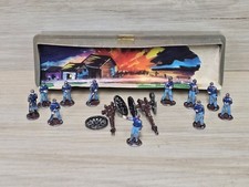 Vintage Lot of 13 Miniature Masterpieces by Marx Cannon Crew Soldiers HK-6301/9