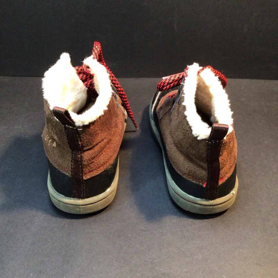 BOTAS ALTAS DIFUSAS FORRADAS OSHKOSH SHERPA Talla 10 Niños Niñas Unisex Foto 3 de 4