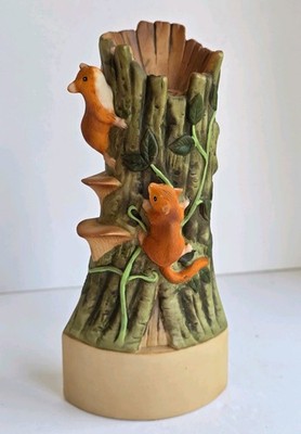 Danbury Mint Fine Porcelain DORMICE B Hersey Vintage Section Woodland Life Serie