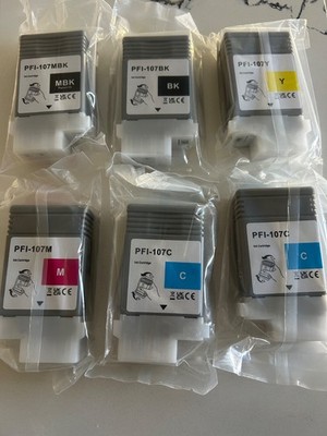 PFI-107 PFI107 Ink Tank Replacement for Canon PFI-107MBK PFI-107BK PFI-107C PFI-