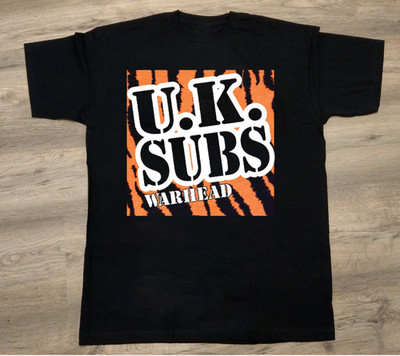 U.K. Subs - Warhead Albums Black Cotton Shirt S-5XL Unisex CL184