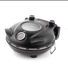 Forno elettrico pizza 420°C 5 livelli temperatura 1200W piastra da 32 CM