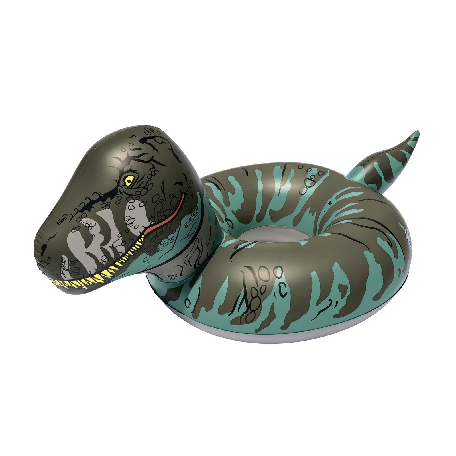 BigMouth Inc Jurassic World T. Rex Inflatable Pool Float, 36 Inch, Round, PVC