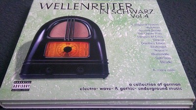 2CD VARIOUS - WELLENREITER IN SCHWARZ VOL.4 (1999/GERMAN ELECTRO/WAVE/GOTHIC)