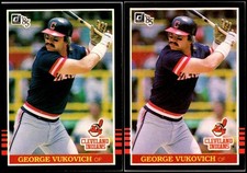 Donruss George Vukovich (2) Card Lot - GOING, GOING… ALMOST GONE! DON’T WAIT!