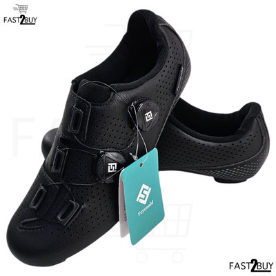 Feyenold Fahrradschuhe Rennrad Schuhe EU 40 Klicksystem Unisex Schwarz Roadbike