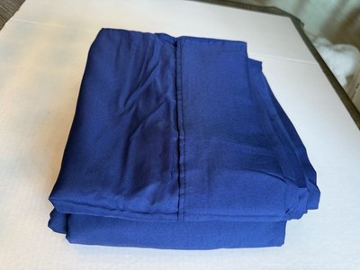 Sheet & Joy King Bamboo Blend Sheet Set, Solid Blue Bedroom Bedding