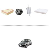 Hoffcar Wartungsset - 4 Filter FüR Renault Scenic I 1.8 16V 85KW Ab 2001